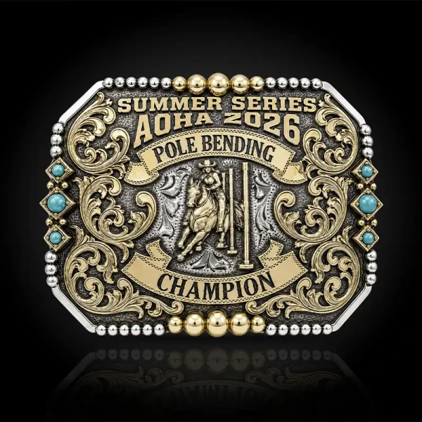 Salida custom western belt buckle featuring premium engraved silver craftsmanship.